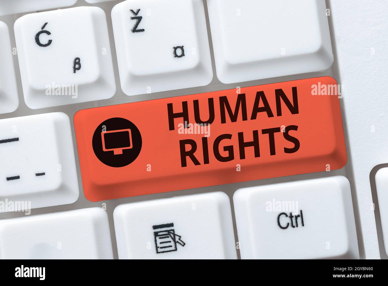 Conceptual caption Human Rights, Conceptual photo the equality of ...