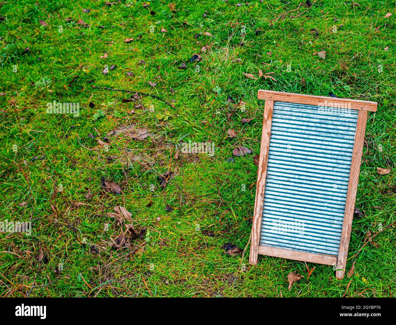 Retro household board for hand washing clothes. Board for hand washing