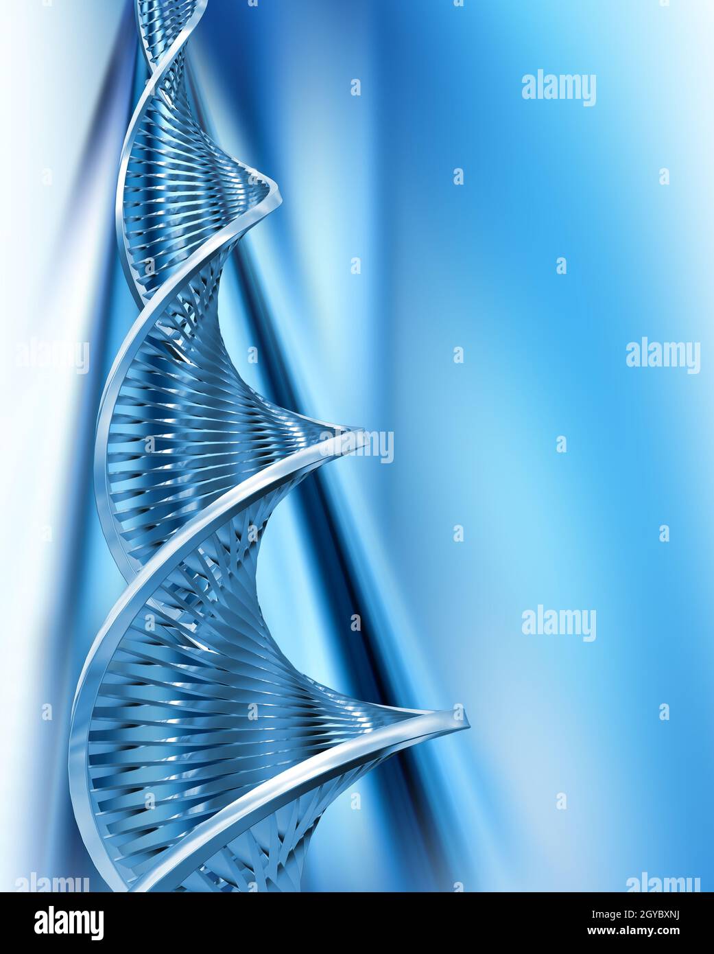 3D render of DNA strands on abstract background Stock Photo - Alamy