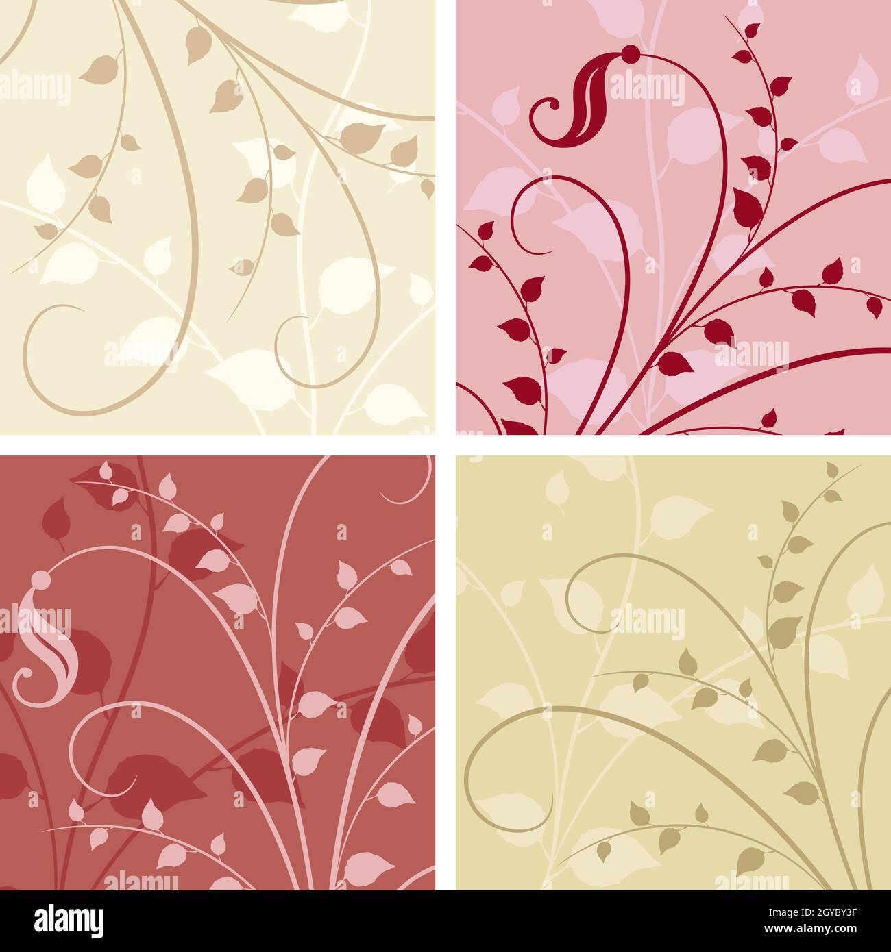 Abstract floral background Stock Photo - Alamy