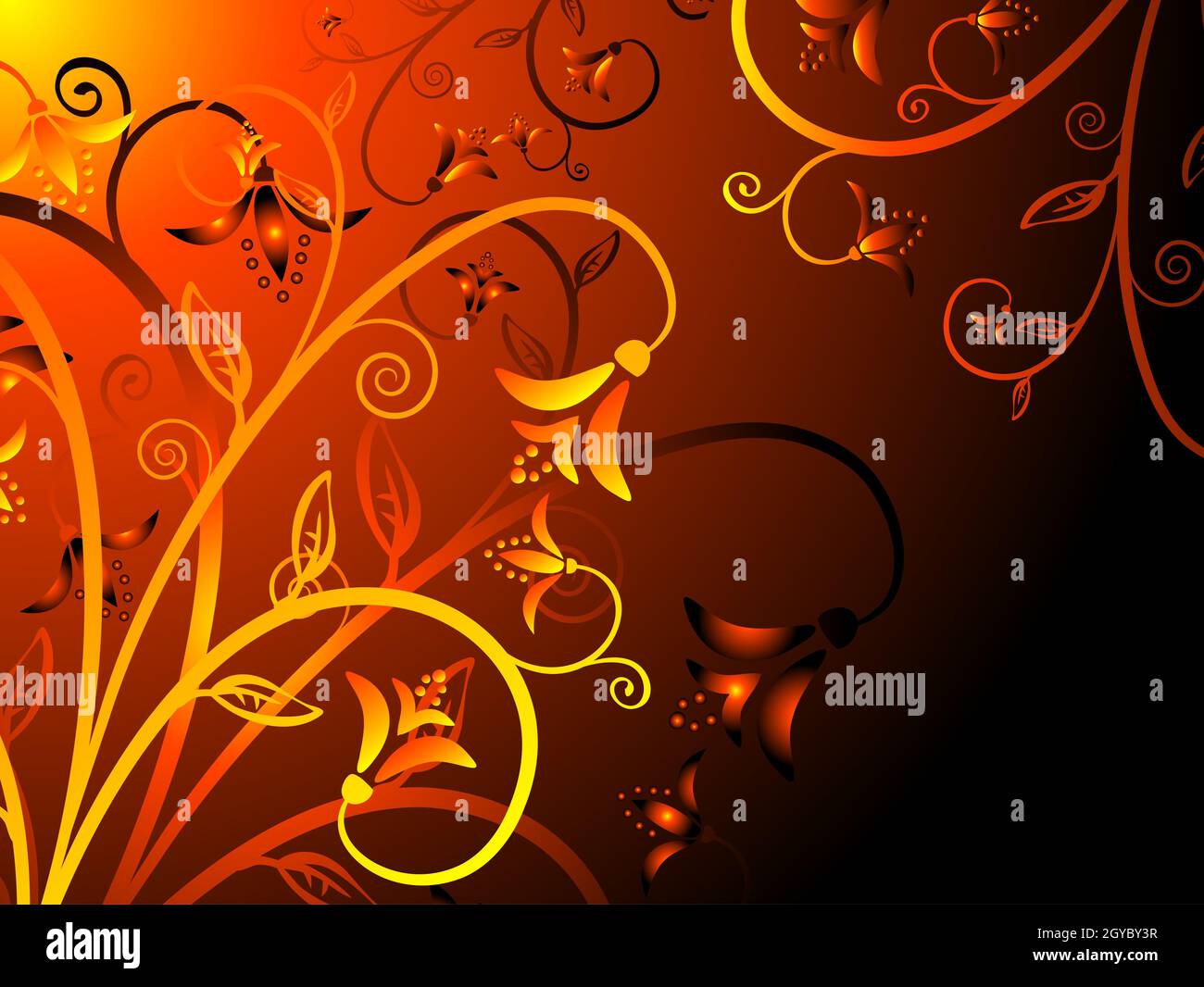 Abstract floral background Stock Photo - Alamy
