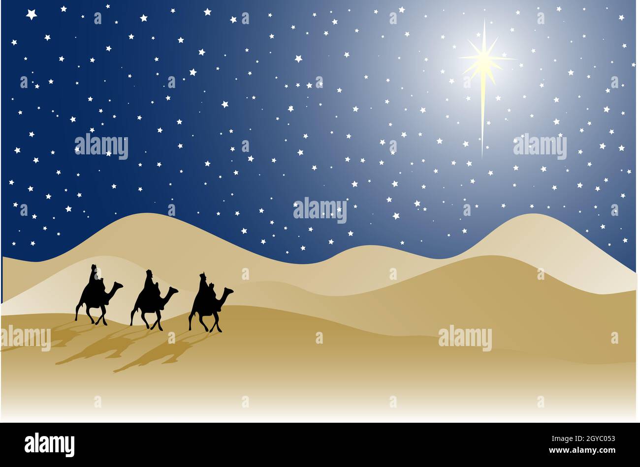 Three wise men background Stock Photo - Alamy