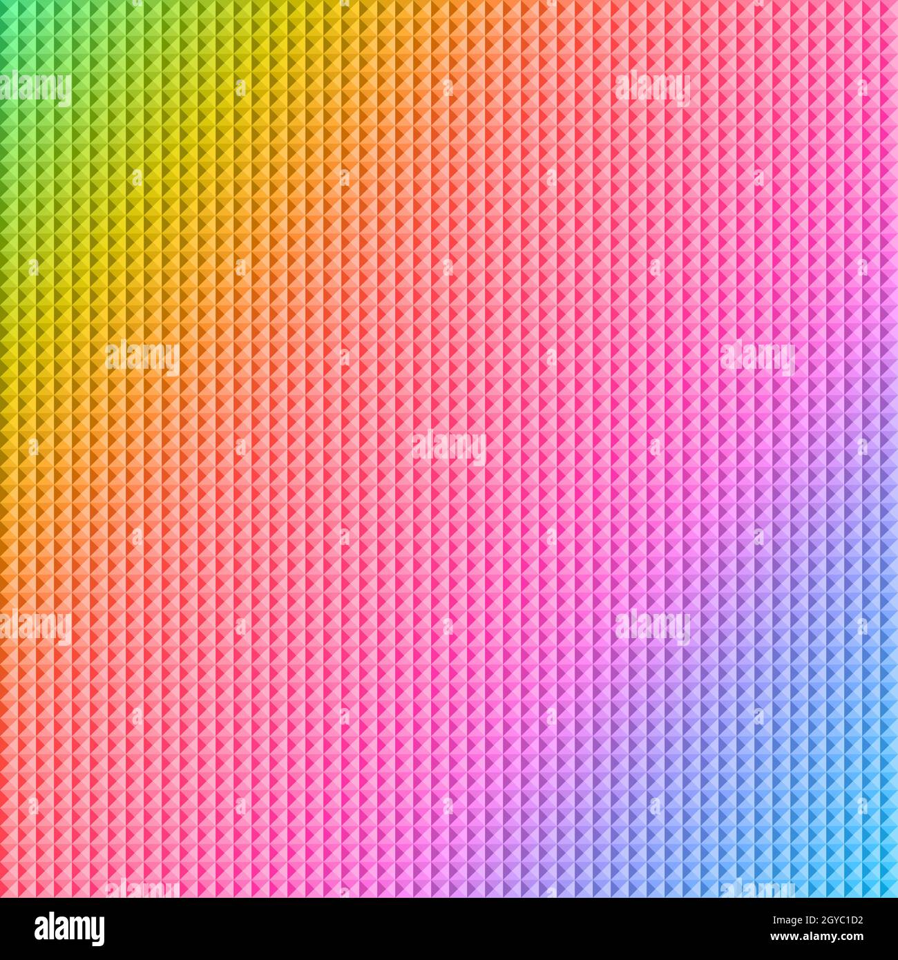 Abstract background of squares using rainbow colours Stock Photo - Alamy