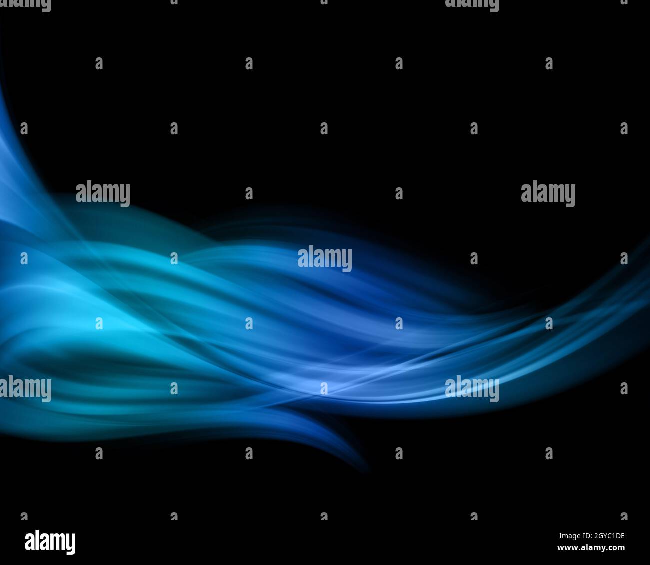 Abstract flowing background in shades of blue Stock Photo - Alamy