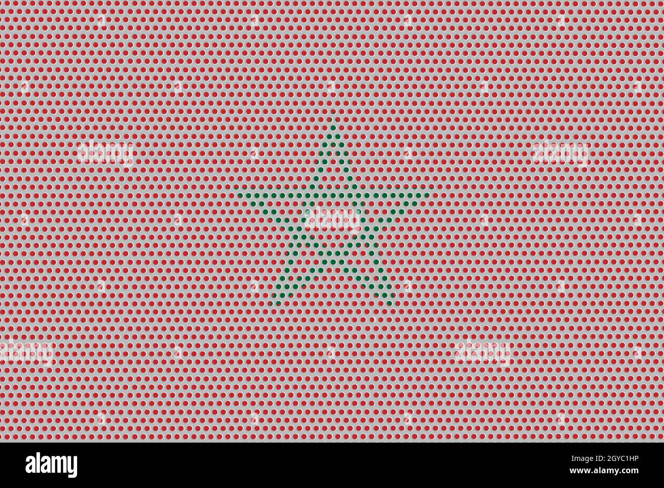3D Flag of Morocco on a metal wall background Stock Photo - Alamy