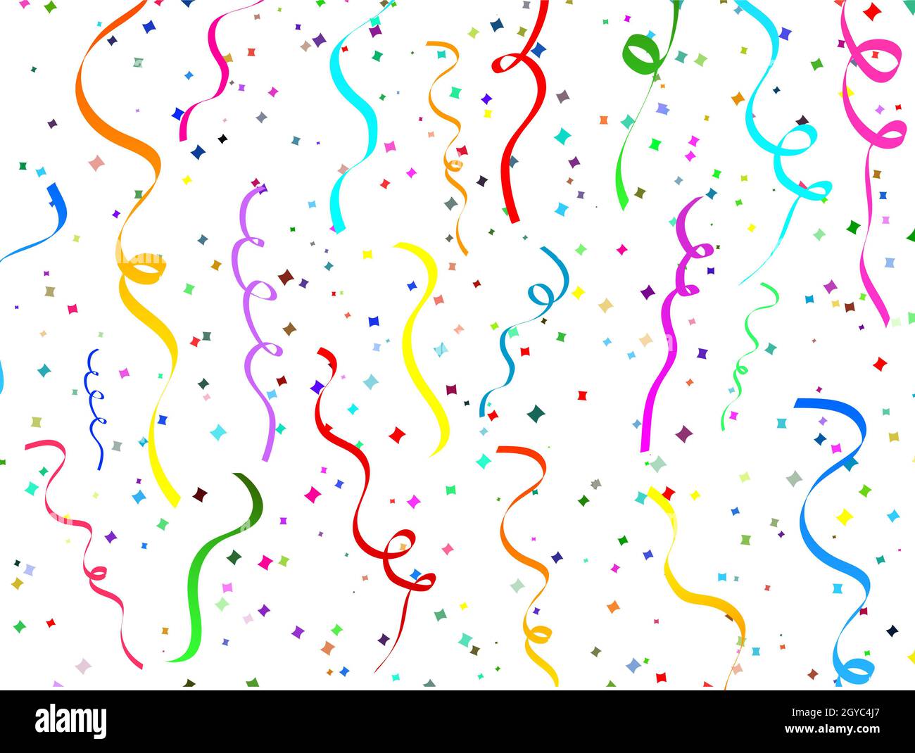 Falling confetti background Stock Photo - Alamy