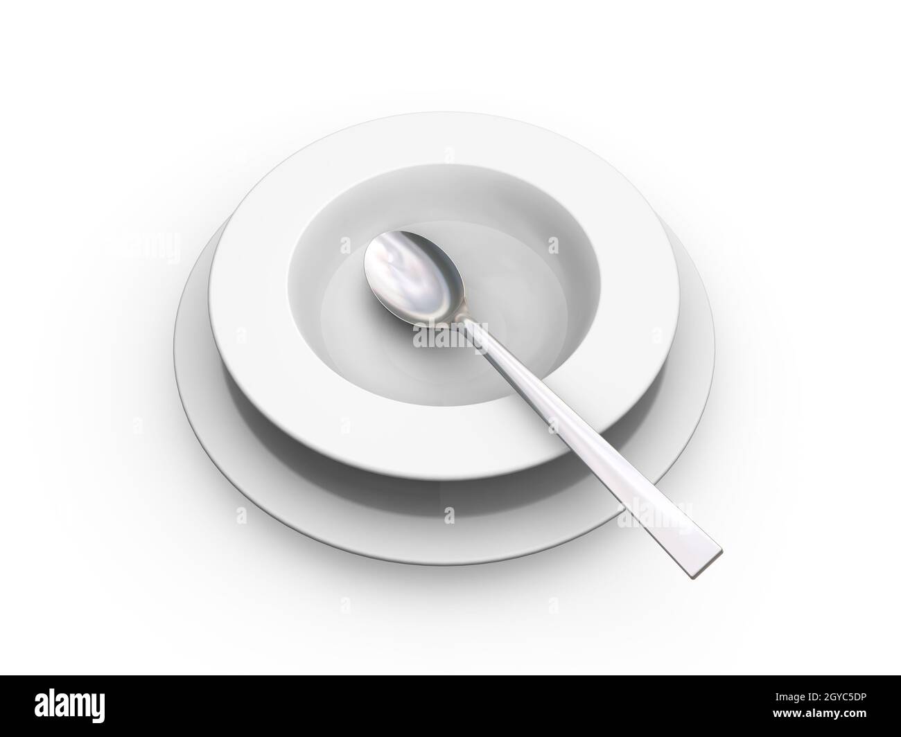 3d-render-of-a-place-setting-stock-photo-alamy