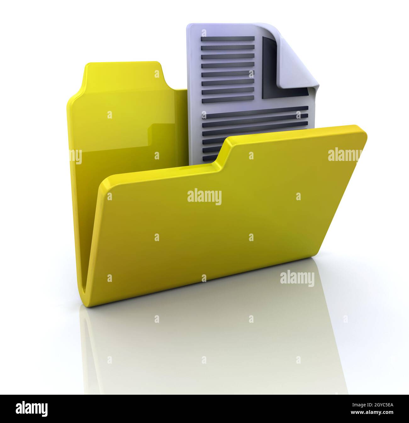 Computer folder icon new hi-res stock photography and images - Alamy