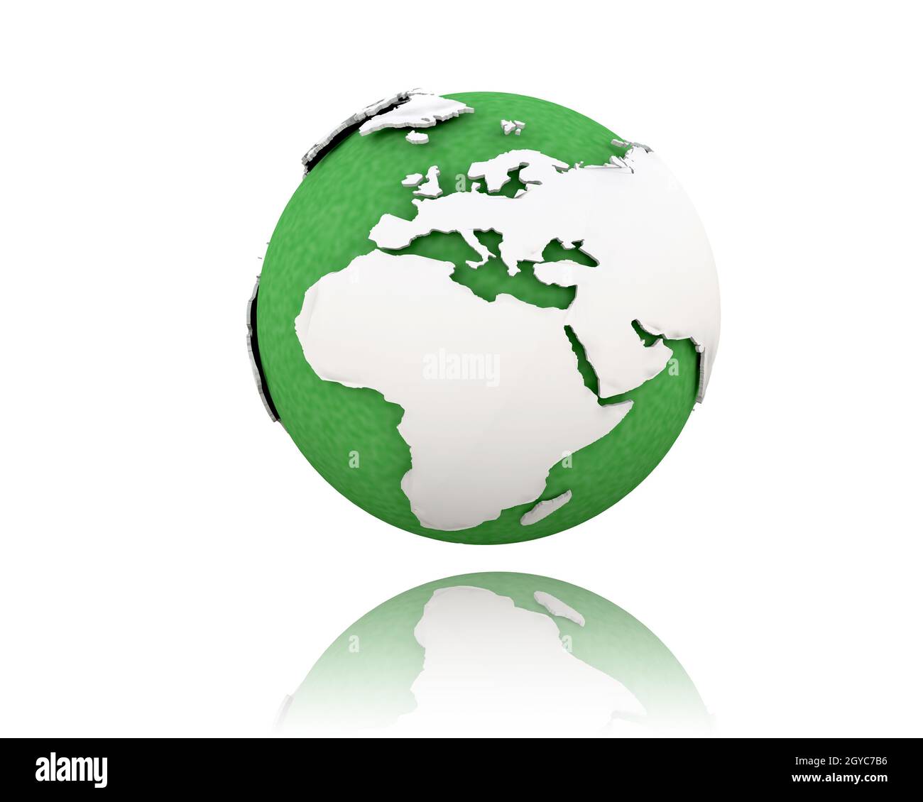 3D render of a globe Stock Photo - Alamy