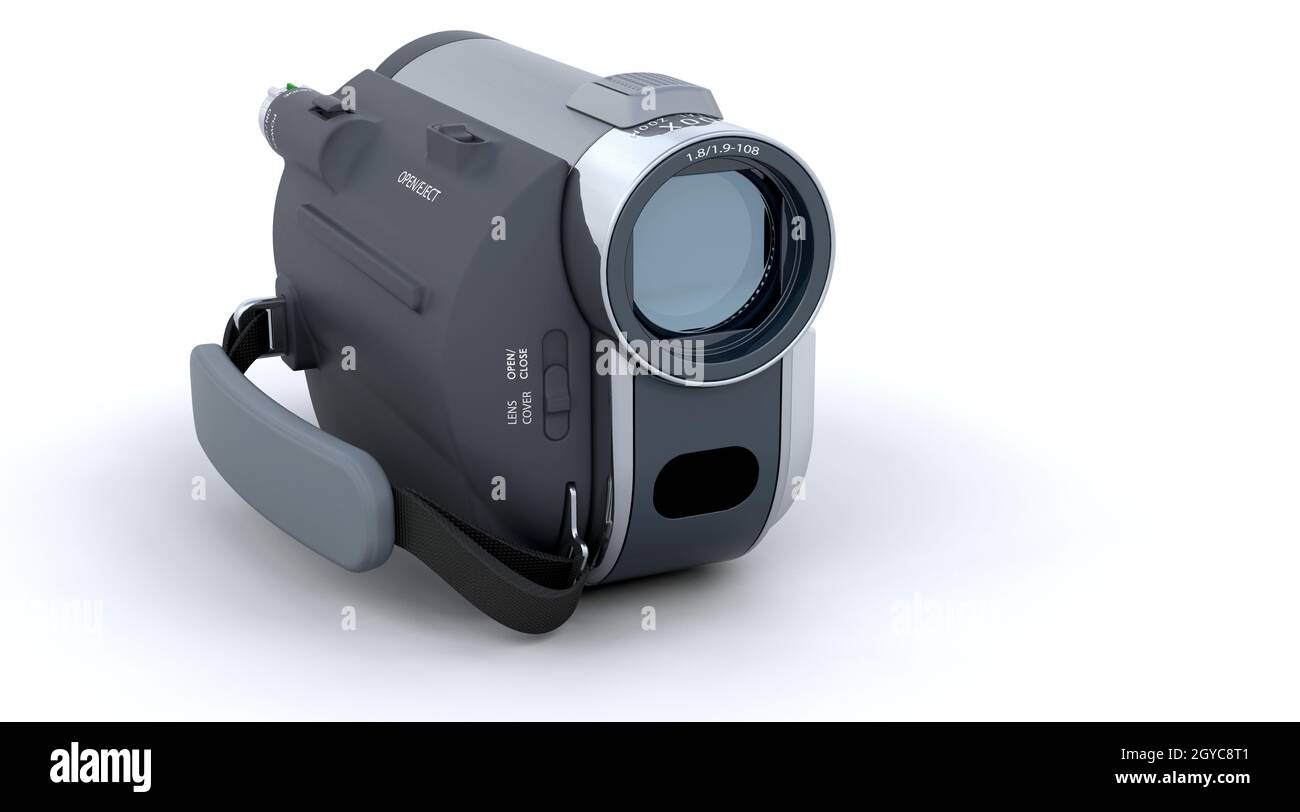 3D Render of a digital video camera Stock Photo - Alamy