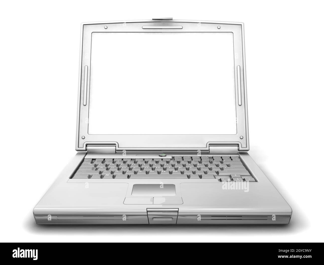 3D render of a generic laptop Stock Photo - Alamy