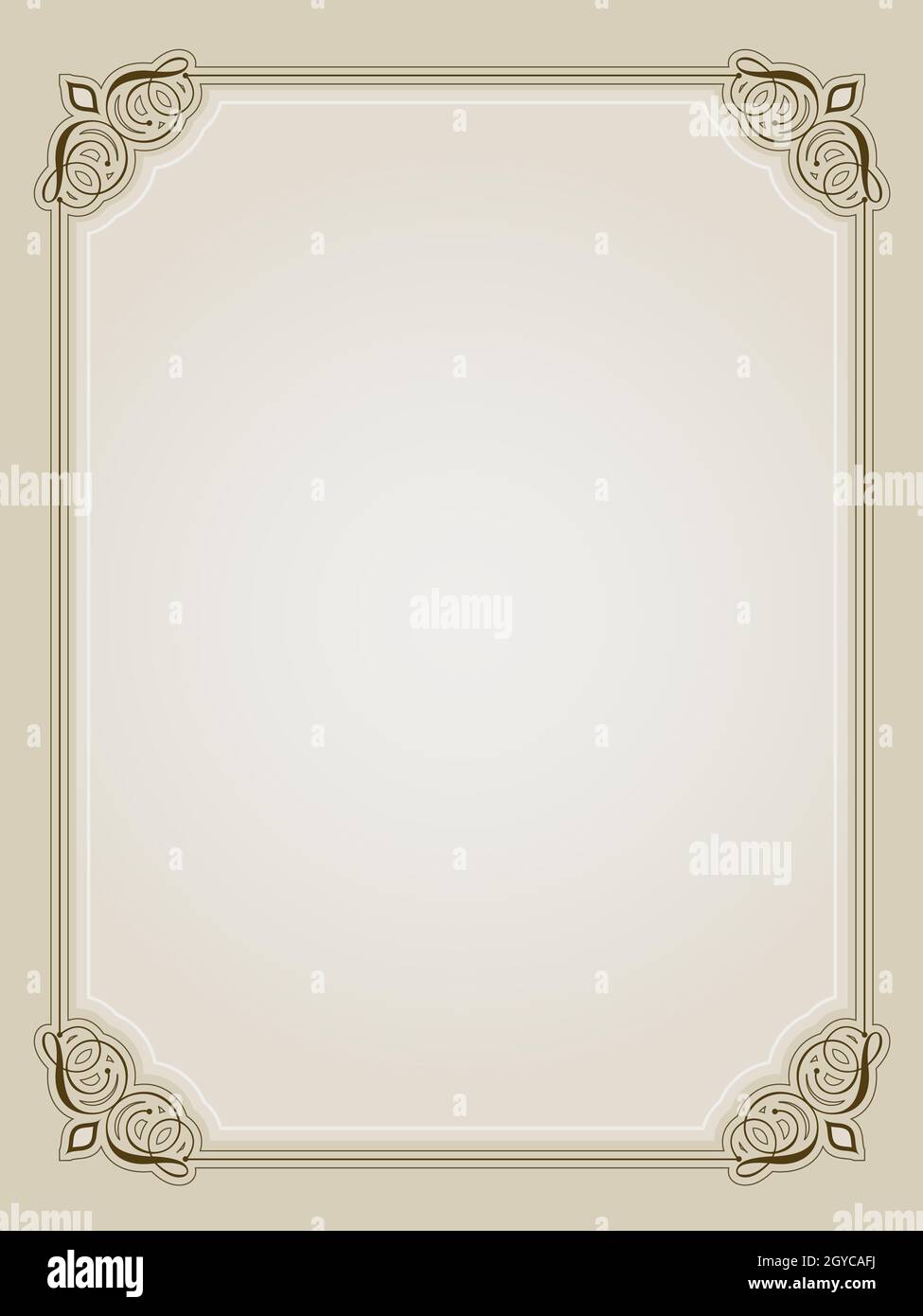 An ornate border hi-res stock photography and images - Alamy