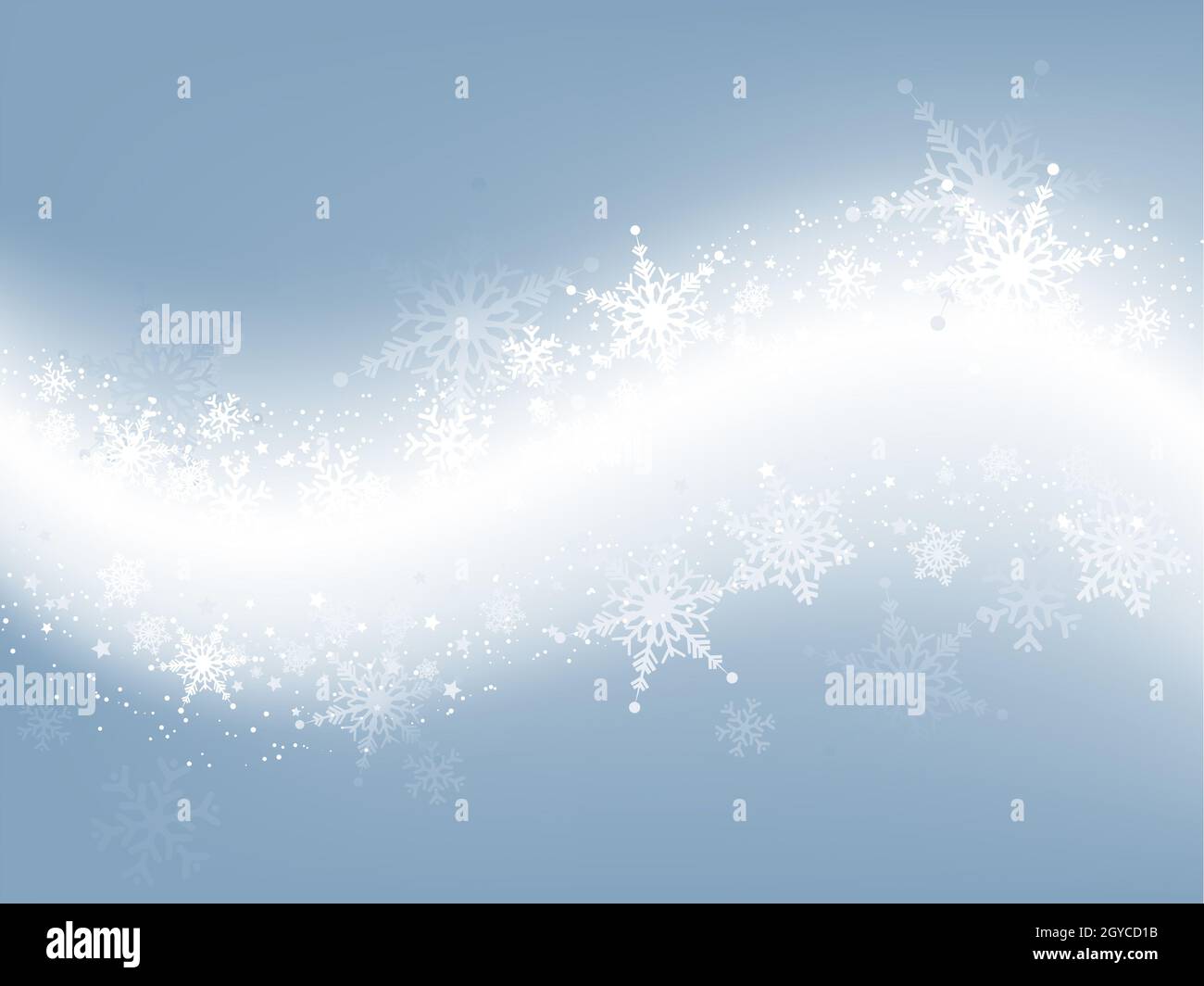 Christmas background of snowflakes and stars Stock Photo - Alamy