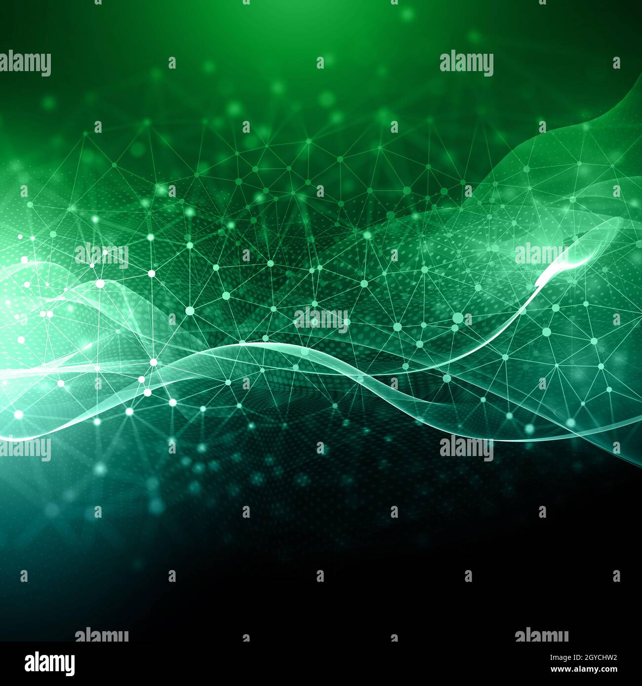 Abstract background with connecting dots and lines Stock Photo - Alamy