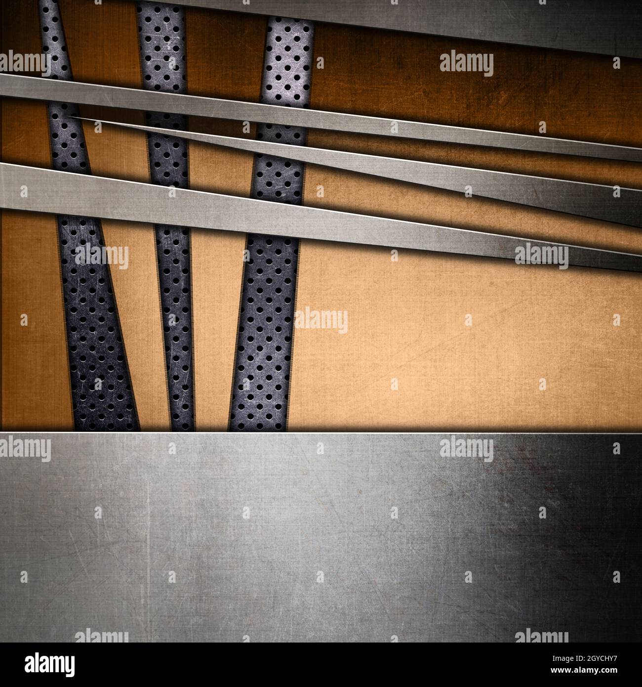 Abstract metallic texture with gold and silver metal Stock Photo - Alamy