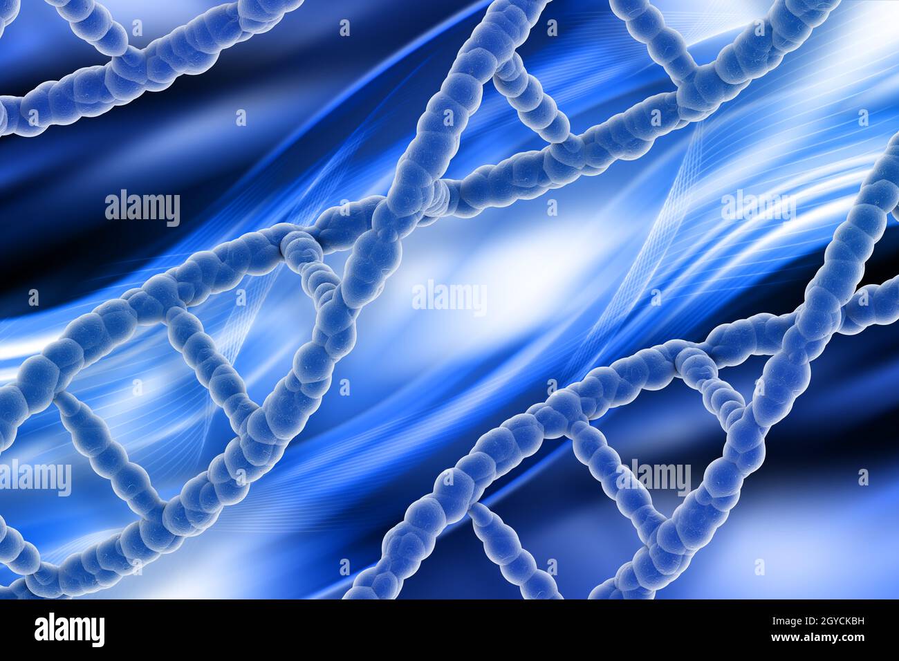 Medical background with abstract 3D DNA strands Stock Photo - Alamy