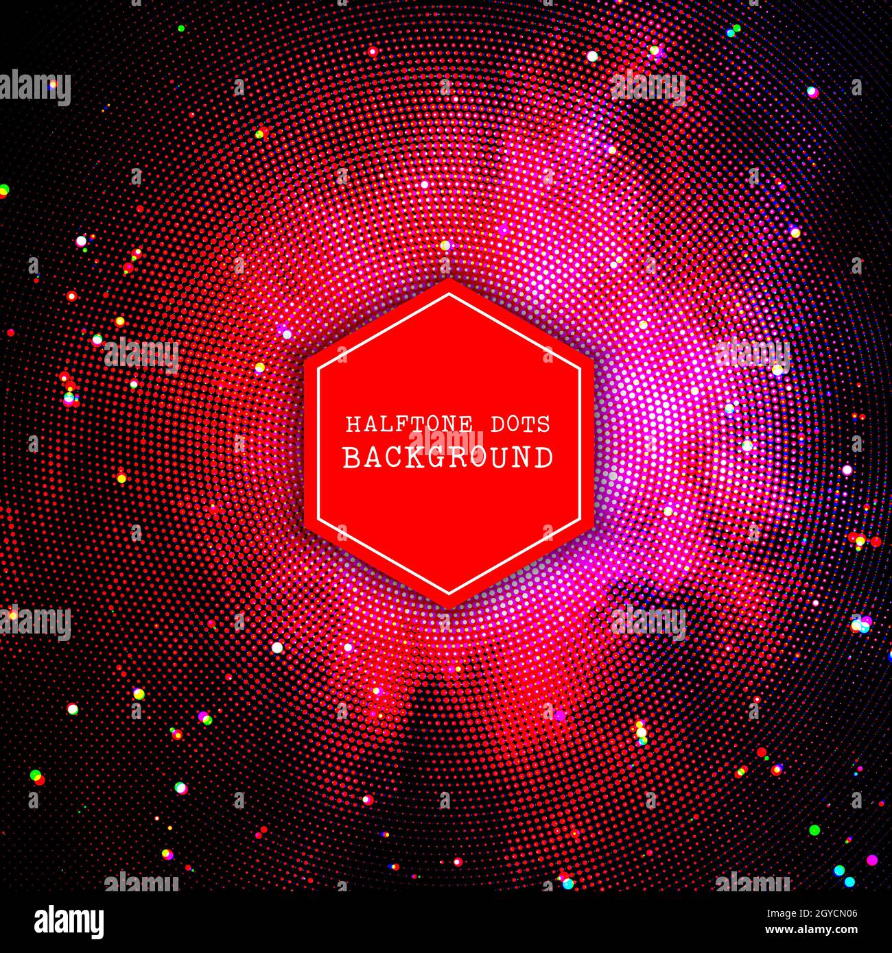 Abstract background with a halftone dots design Stock Photo - Alamy
