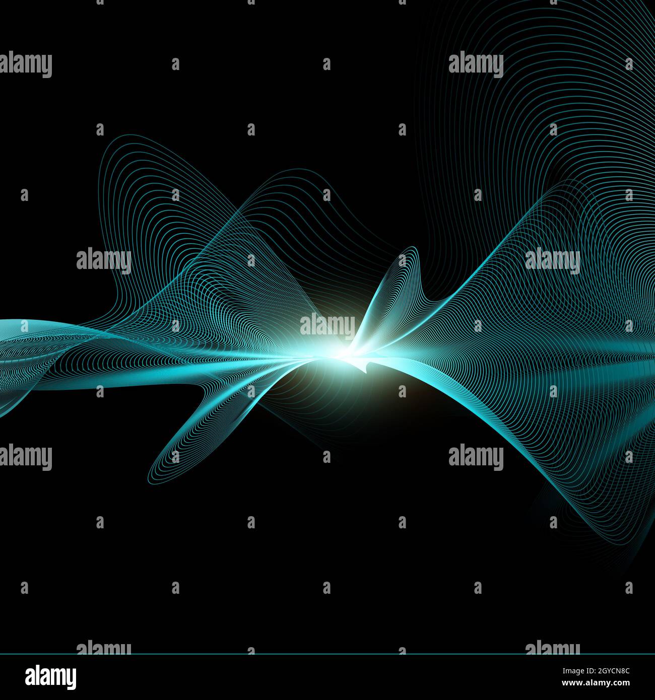 Abstract background with flowing waves design Stock Photo - Alamy