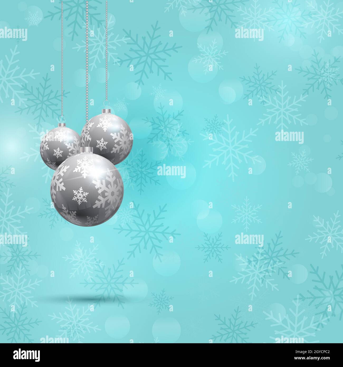 Decorative Christmas background with snowflake design Stock Photo - Alamy