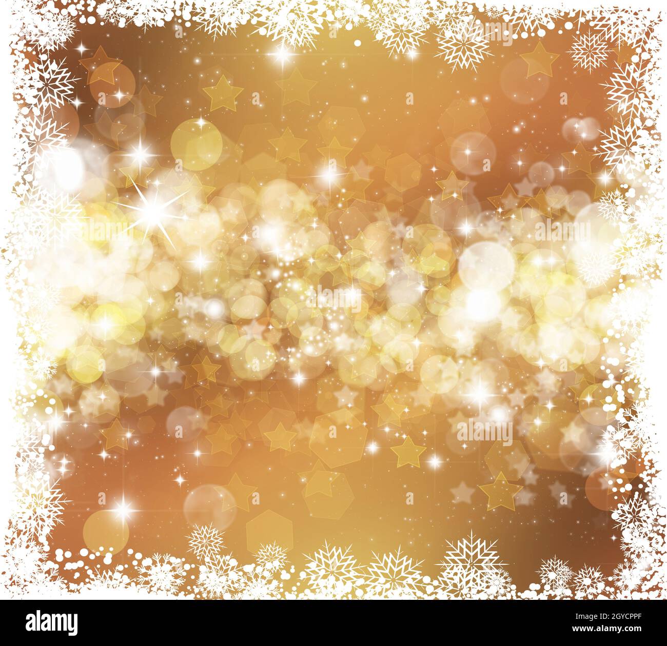 Christmas background with snowflake border Stock Photo - Alamy