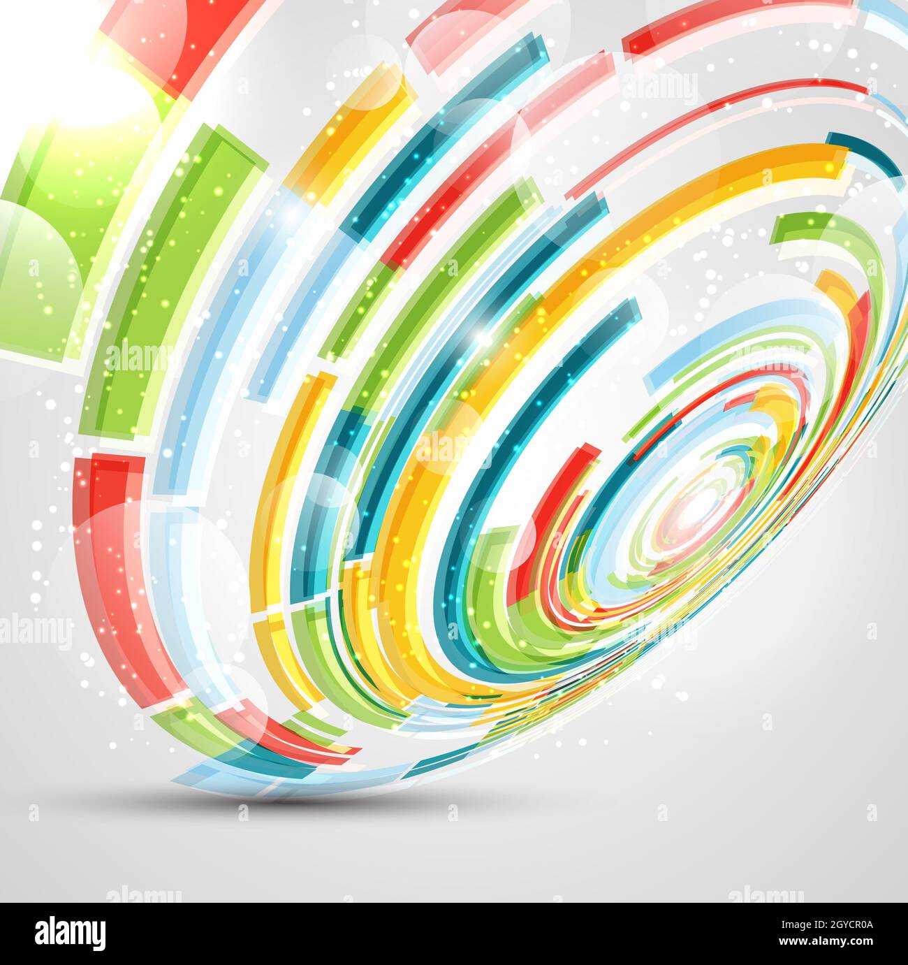 Abstract background with a decorative circular design Stock Photo - Alamy