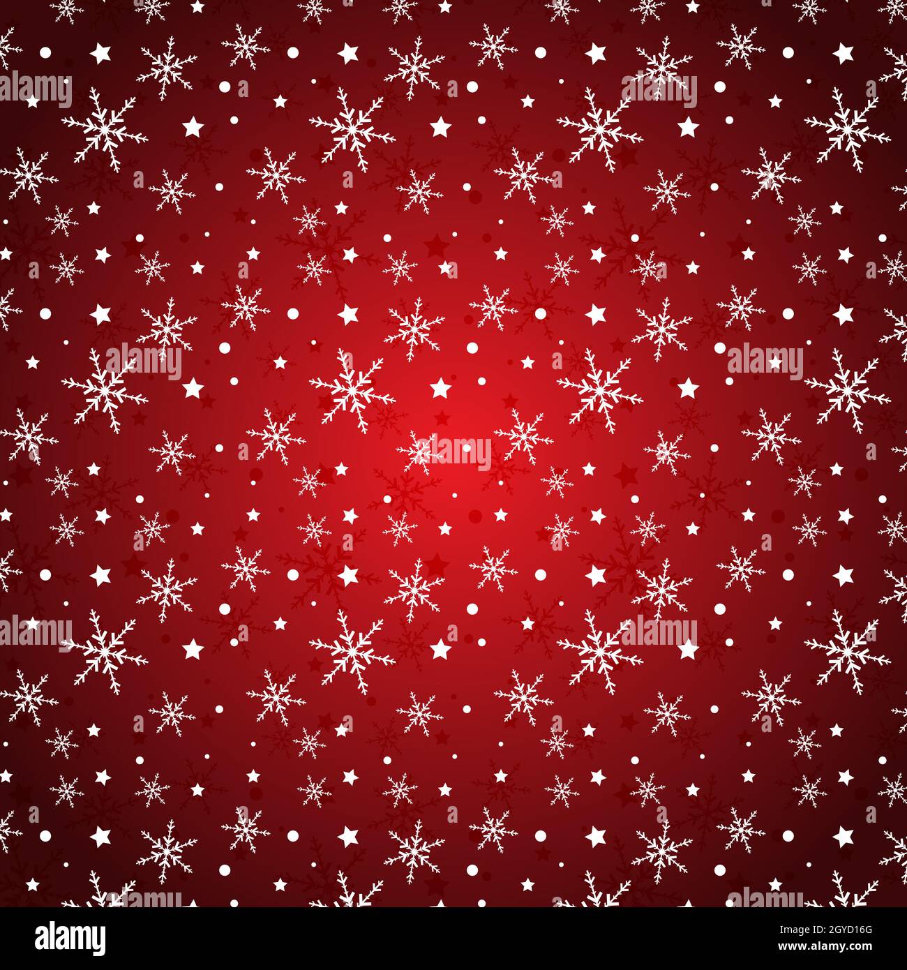 Christmas background with a snowflakes and stars design Stock Photo - Alamy