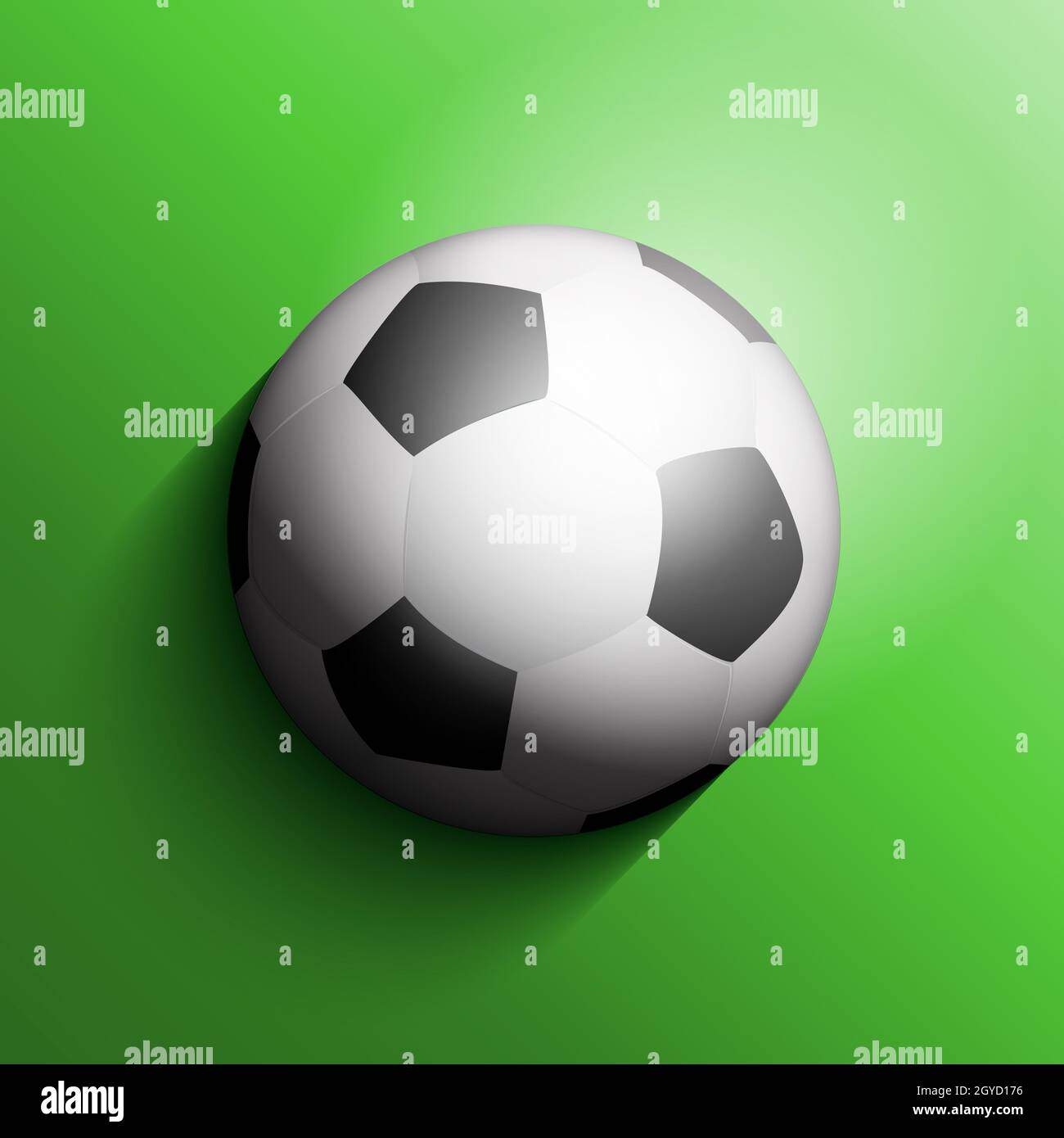 Soccer or football simplistic design background Stock Photo