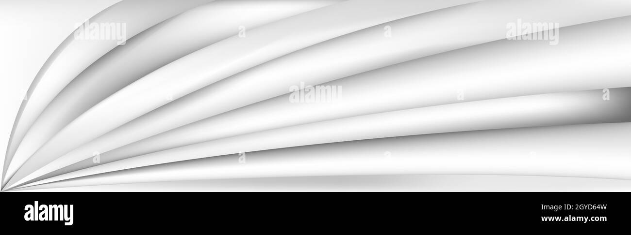 Abstract gray background with shadows and lines - Vector illustration ...