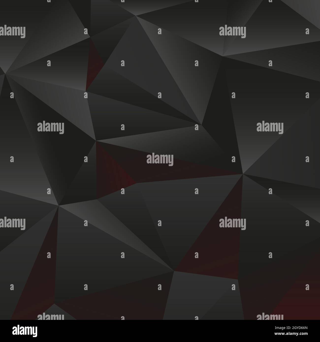 Abstract black and red gradient triangles of different sizes - Vector ...