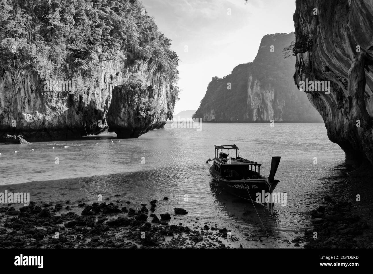 Fishing boat colours Black and White Stock Photos & Images - Alamy