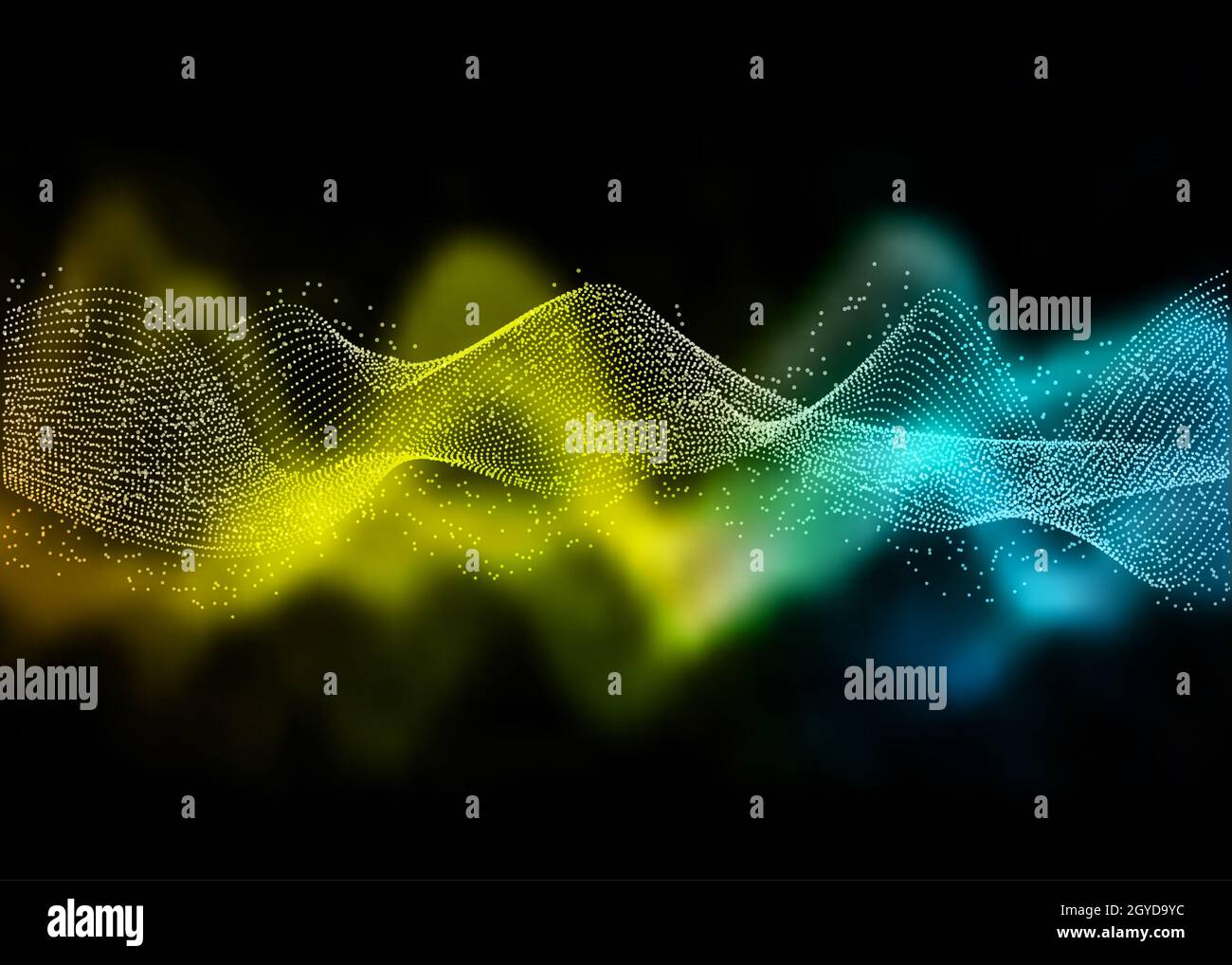 Abstract background with a flowing waves design Stock Photo - Alamy