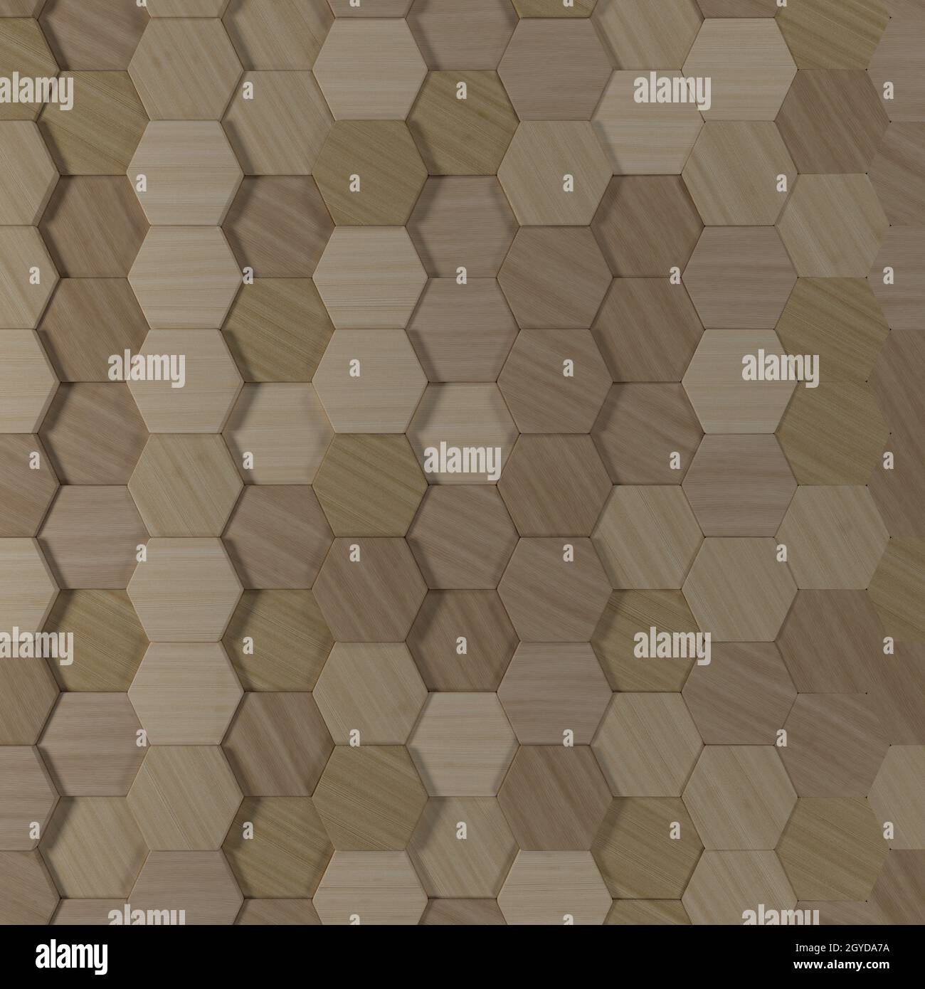 Render of 3D Geometric Abstract Hexagonal Wallpaper Background Stock ...