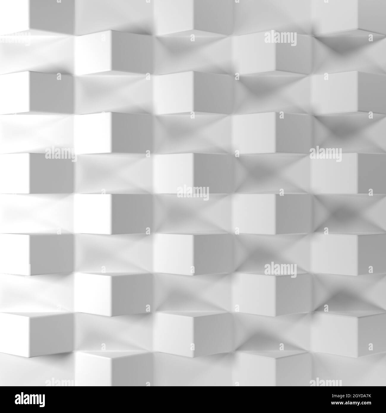 Render of 3D Geometric Abstract Background Stock Photo - Alamy