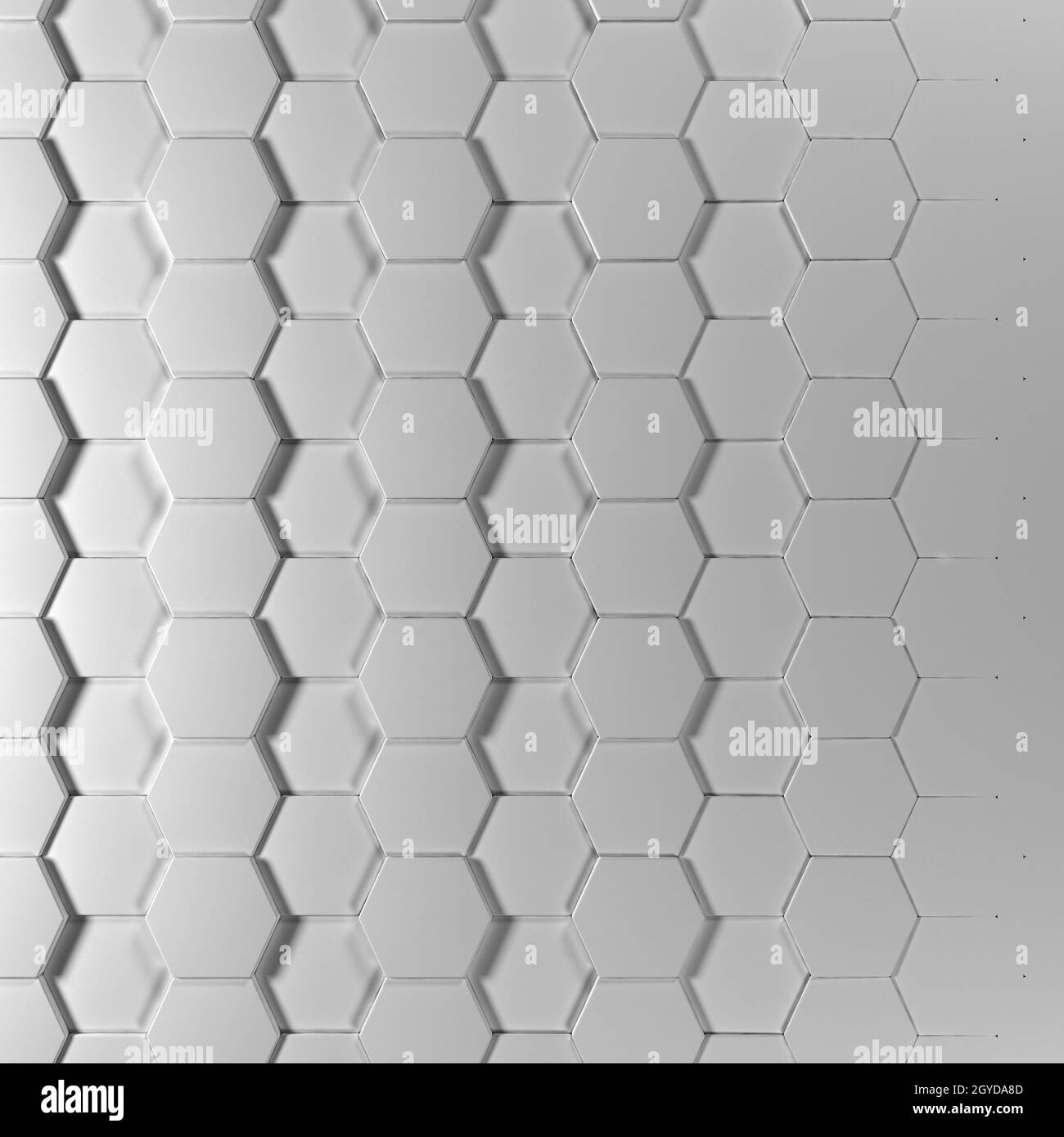 Render of 3D Geometric Abstract Hexagonal Wallpaper Background Stock ...