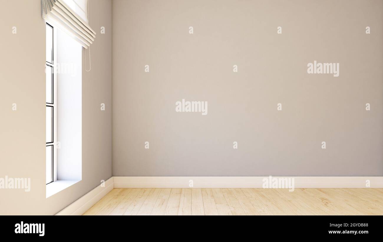 3D render of an empty room Stock Photo - Alamy