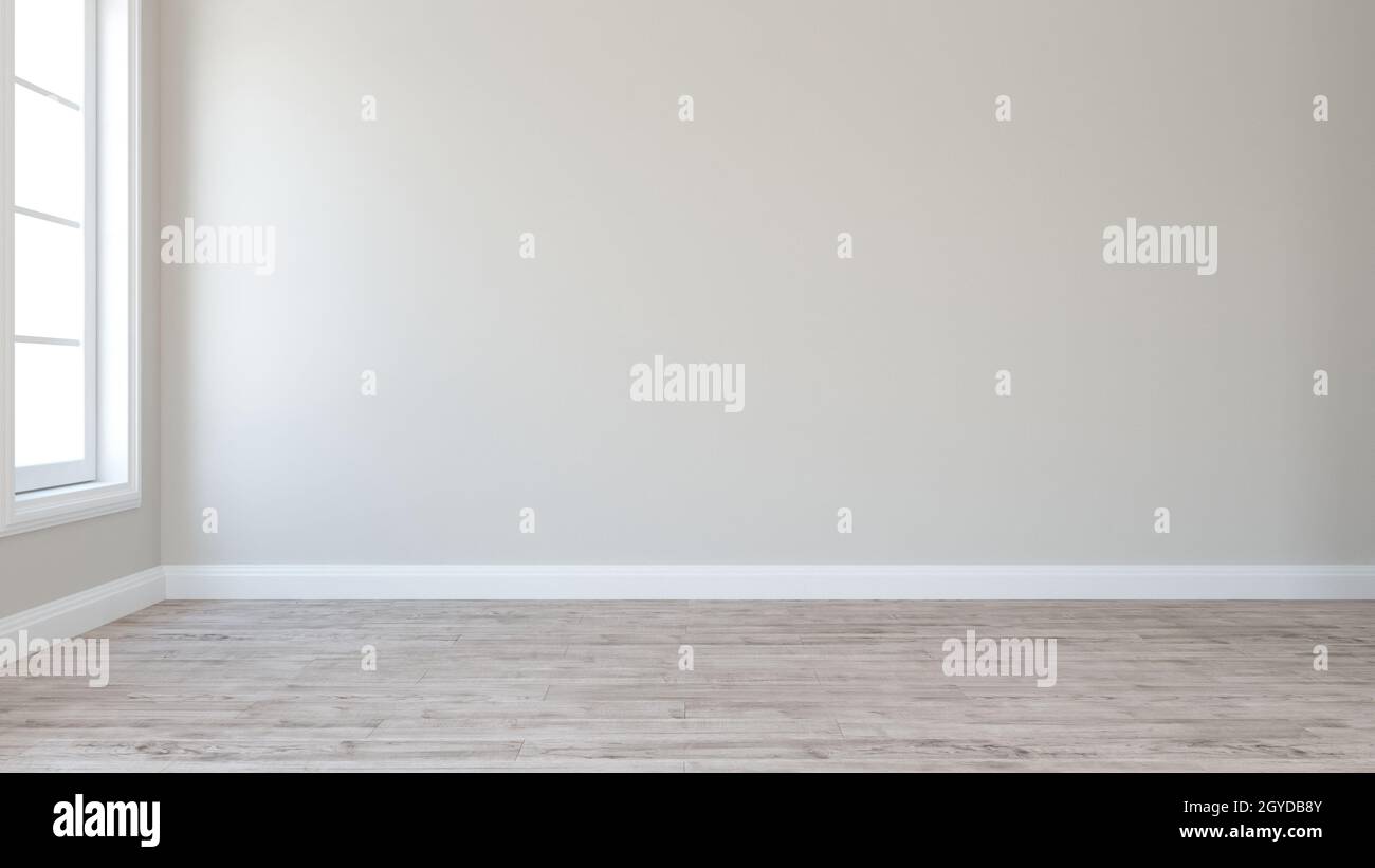 3D render of an empty room Stock Photo - Alamy