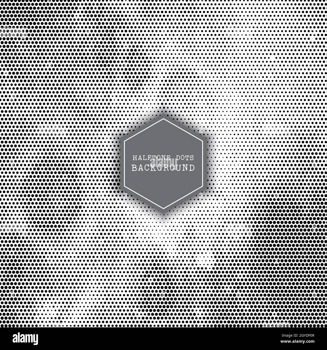 Grunge style halftone dots background Stock Photo