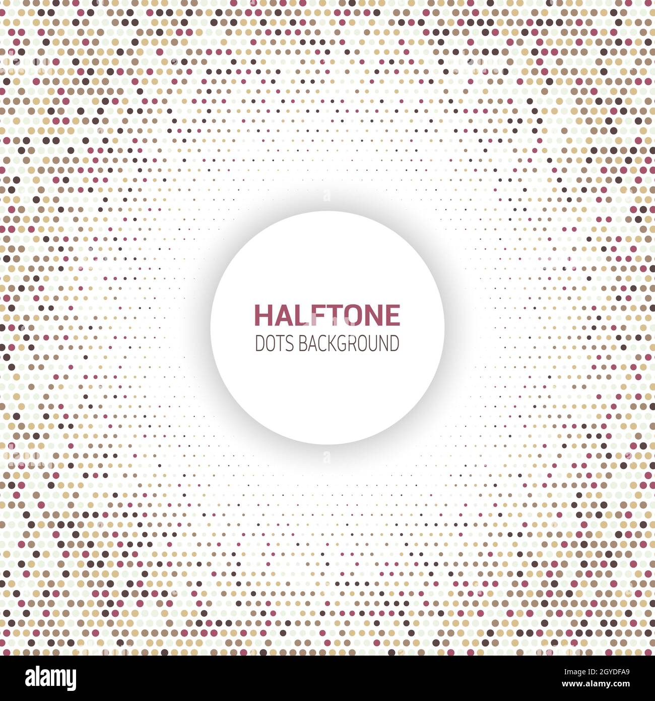 Abstract background with a halftone dots design Stock Photo - Alamy