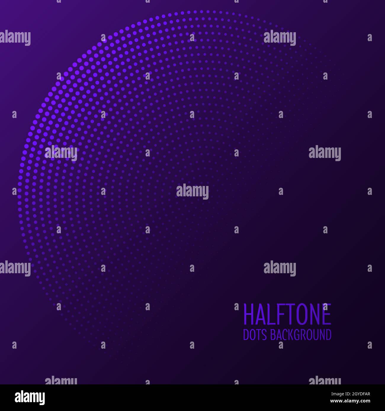 Abstract background with a halftone dots design Stock Photo - Alamy