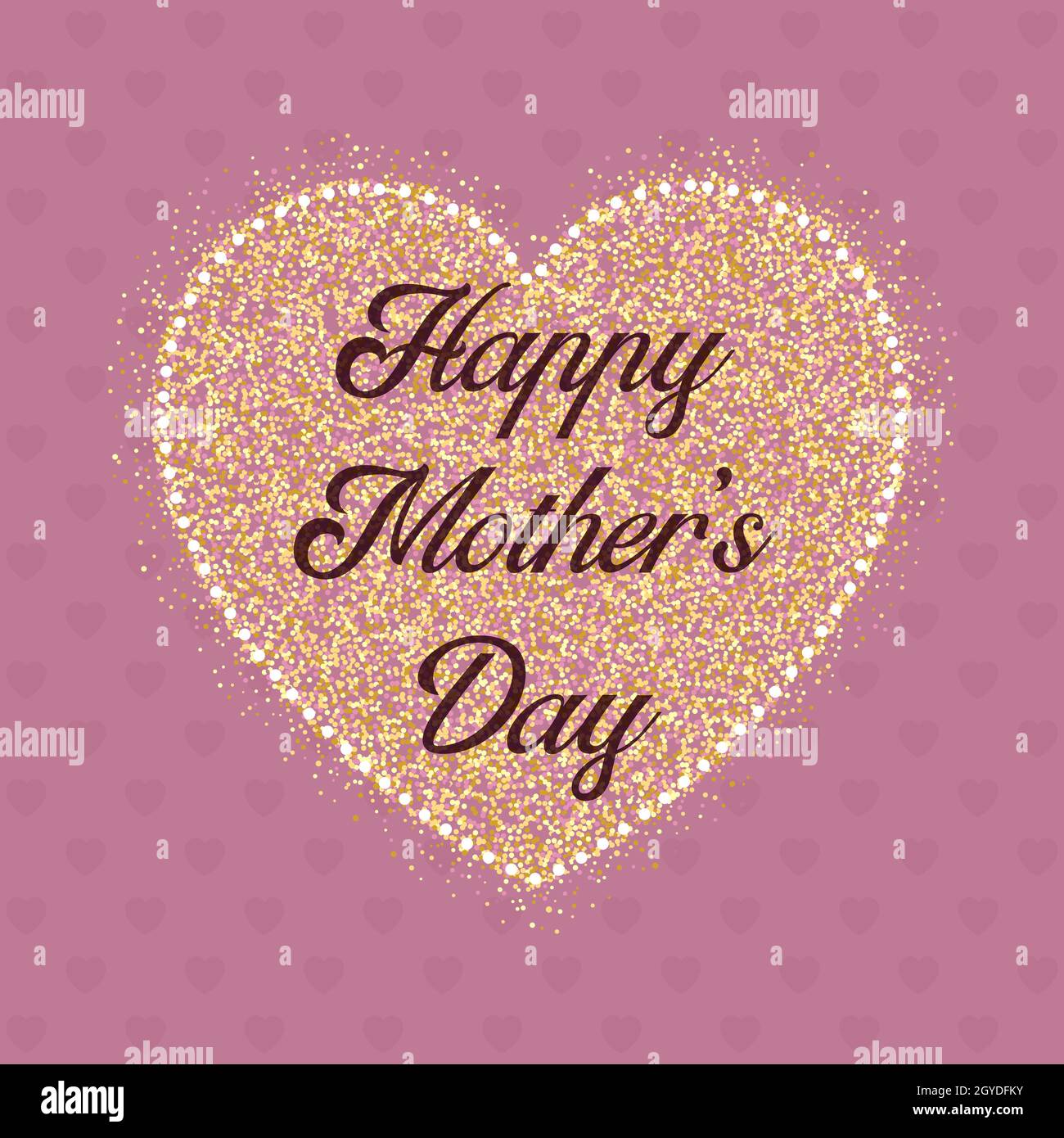 Happy Mother's Day background with glitter style heart Stock Photo - Alamy