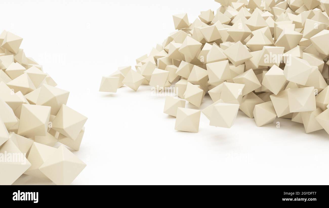 Render of 3D Geometric Abstract Hexagonal Wallpaper Background Stock ...