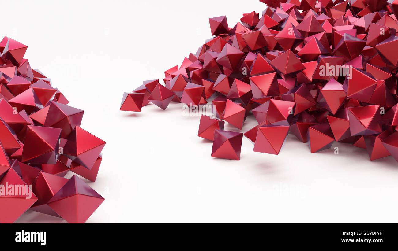 Render of 3D Geometric Abstract Hexagonal Wallpaper Background Stock ...