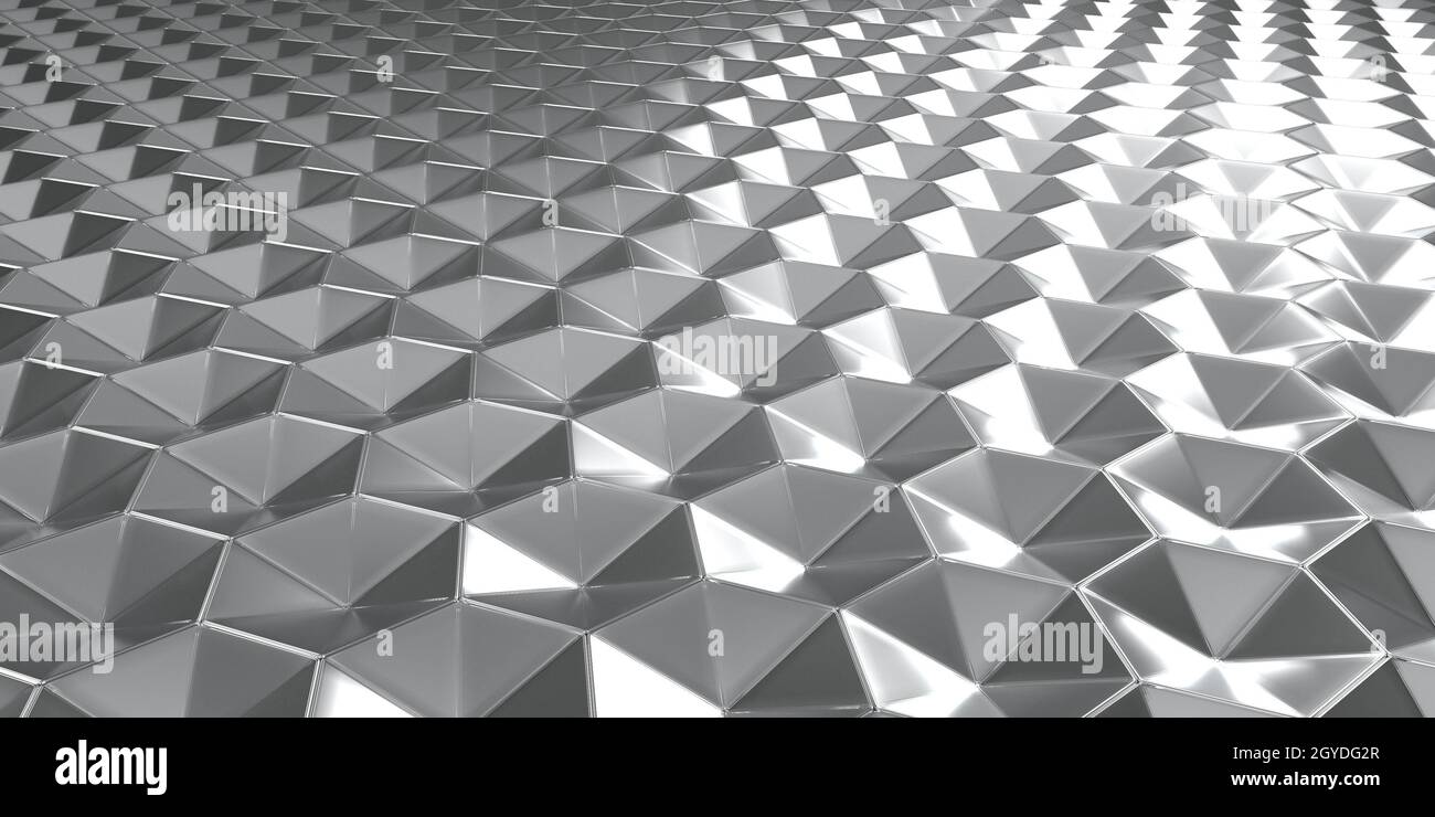 Render of 3D Geometric Abstract Hexagonal Wallpaper Background Stock ...