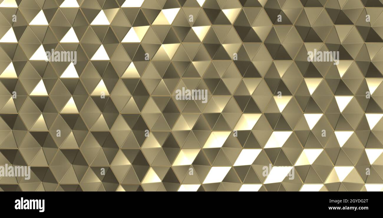 Render of 3D Geometric Abstract Hexagonal Wallpaper Background Stock ...