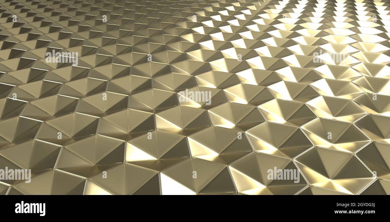 Render of 3D Geometric Abstract Hexagonal Wallpaper Background Stock ...