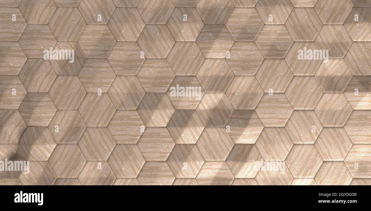 Render of 3D Geometric Abstract Hexagonal Wallpaper Background Stock ...