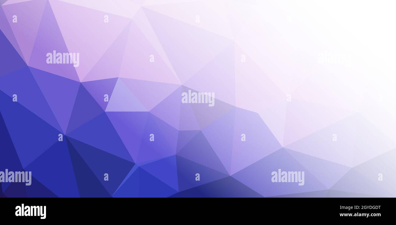Banner background with a modern low poly design Stock Photo - Alamy
