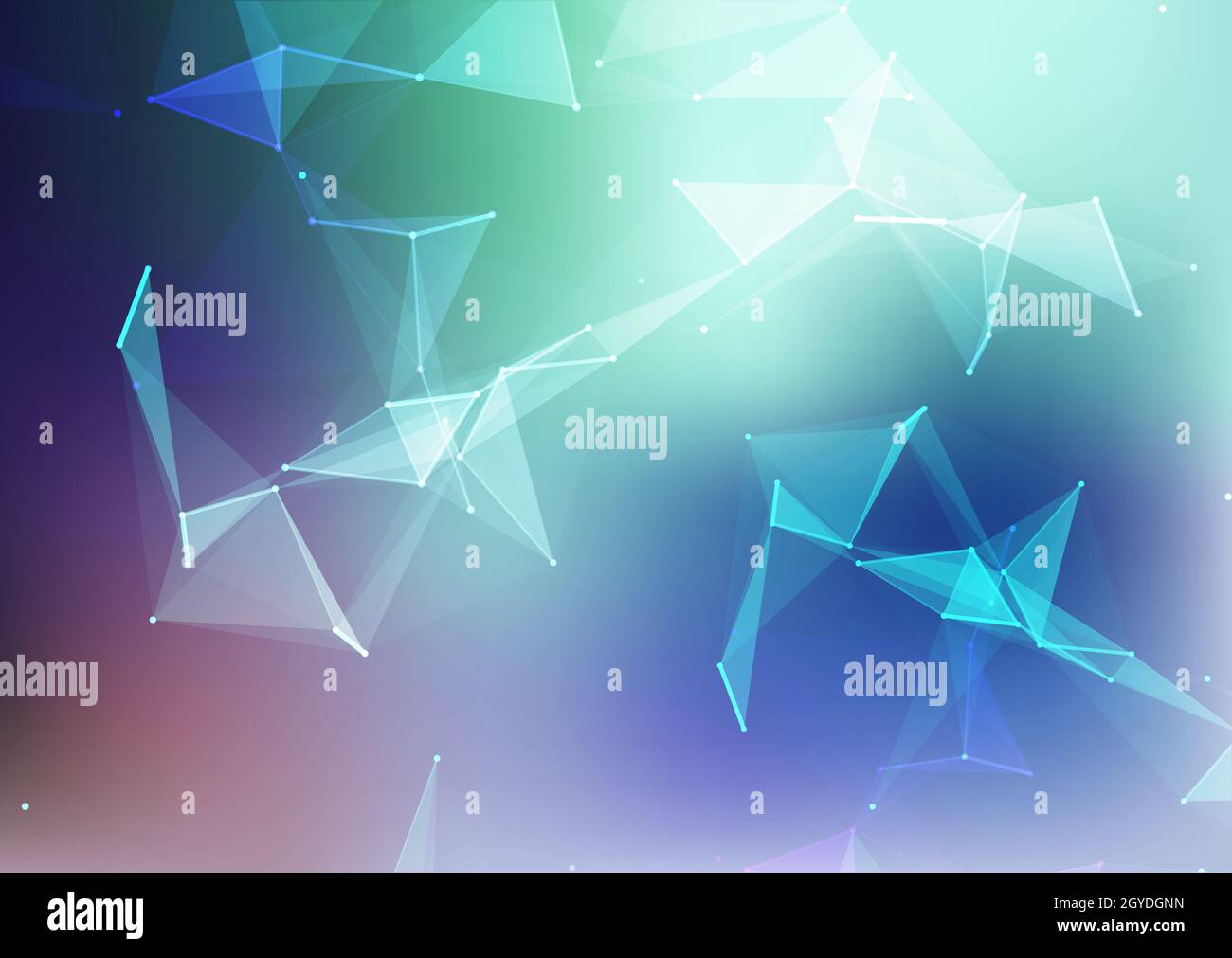 Network communications background with a low poly design Stock Photo ...