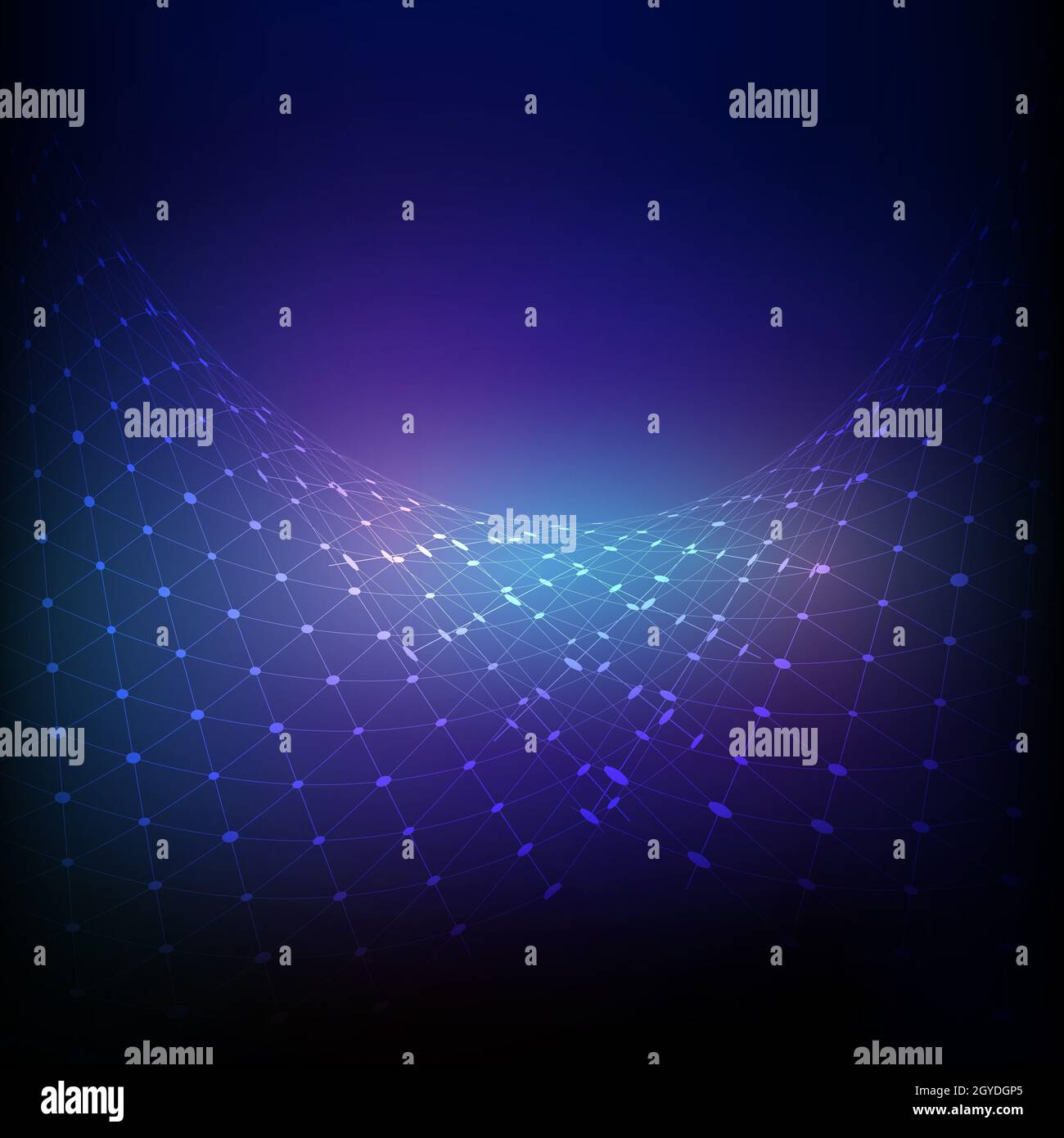 Abstract technology background with connecting lines and dots Stock ...