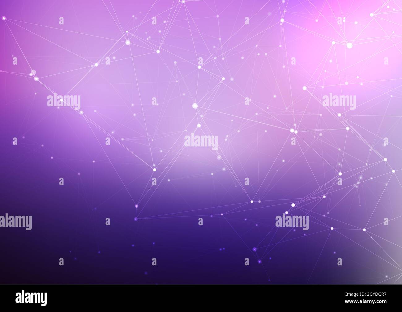 Abstract network connections background with connecting lines and dots ...